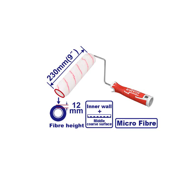 Rolo para pintura 230mm (9")
