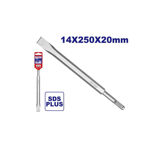 Talhadeira SDS plus 250mm - Alta Resistência para Concreto e Alvenaria 