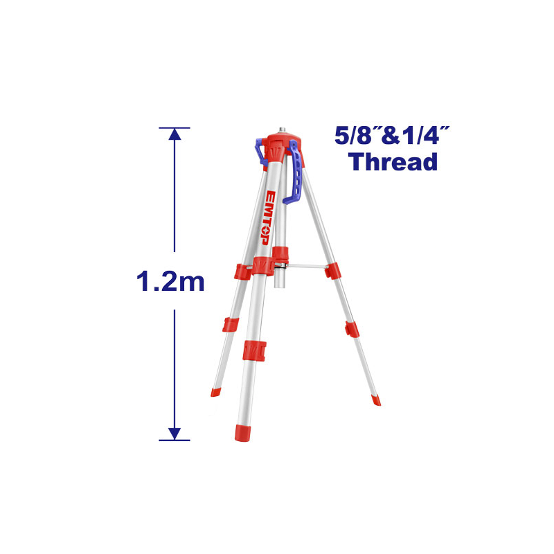 Tripé Para Nível Laser 1.2m