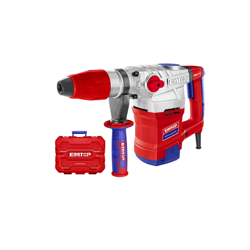 Martelete Perfurador Rompedor 9.0J-1600W-220V, Escovas de Carbono  Concreto.