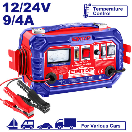 Carregador de Bateria 12/24V 28-180Amp