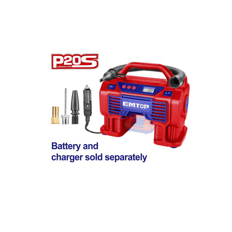 Compressor de Ar Automotivo a Bateria 20V - 160Psi - s/ Bat