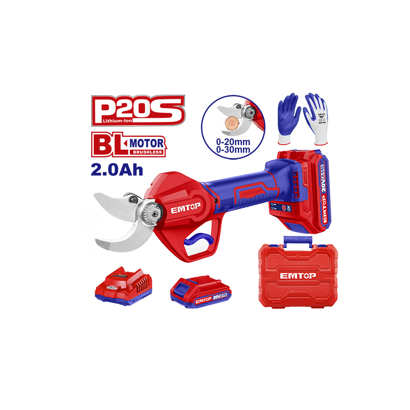 Tesoura a bateria 20V/0-30mm