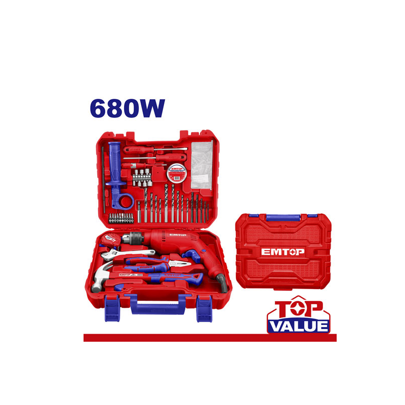 Kit Furadeira com Ferramentas  122 peças