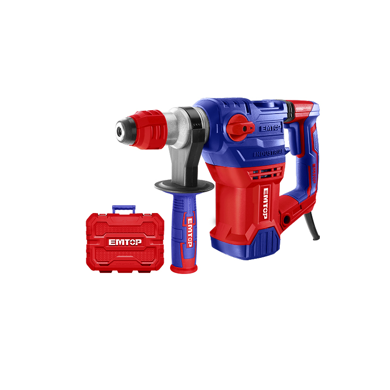 Martelete Perfurador e Rompedor 5.5J-1500W-220V Concreto Aço e Madeira
