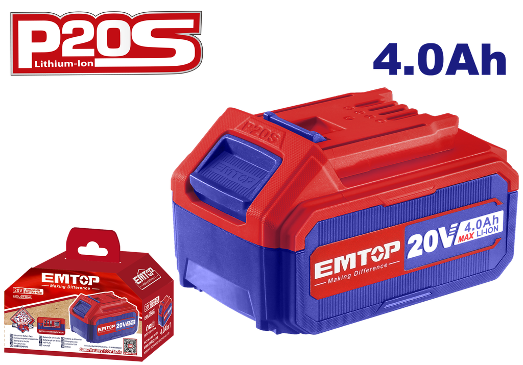 Bateria 20V - 4,0Ah
