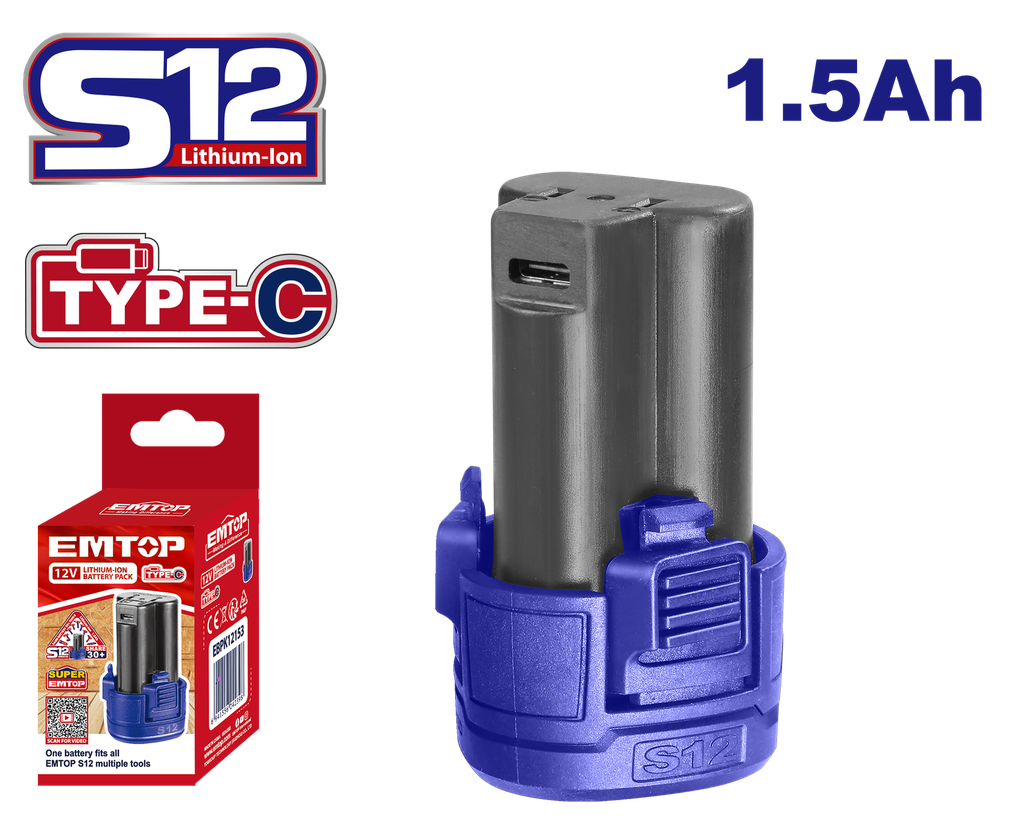 Bateria 12V - 1,5Ah