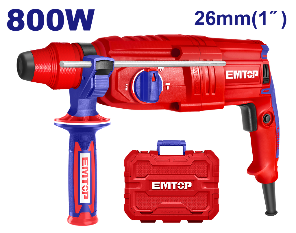 Martelete SDS Plus 2,5J - 800W - 110V aço concreto madeira