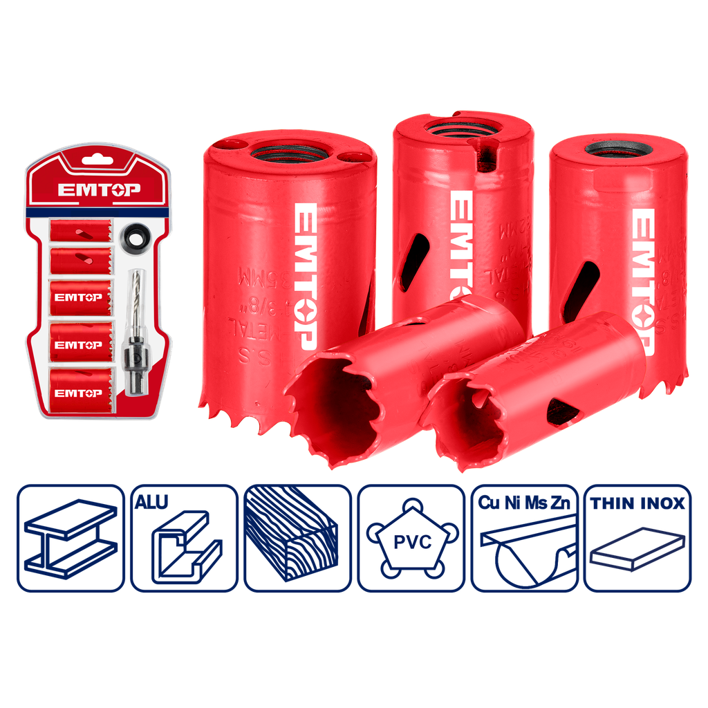 Kit Serra copo Bi-Metal 22- 38mm