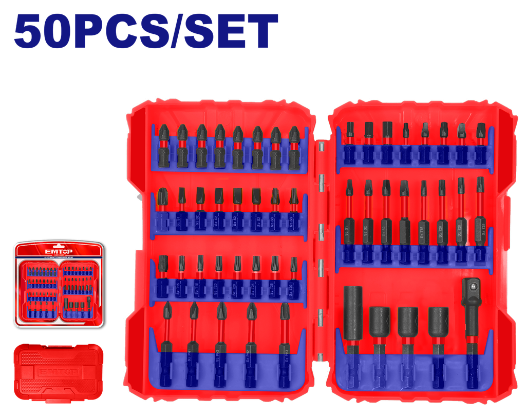 Kit bits de impacto 50pc