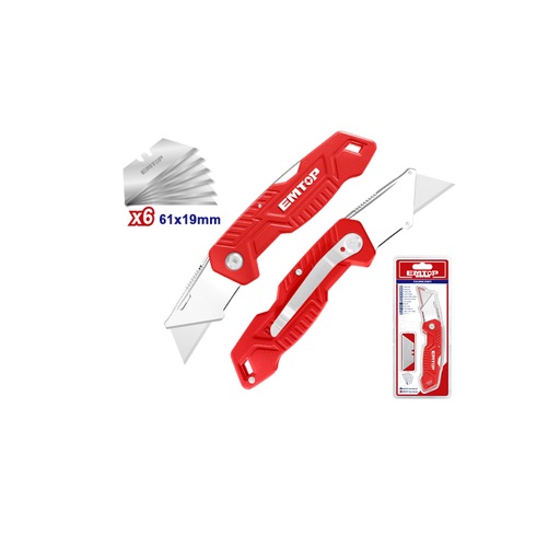 [ESNKF6236] Estilete com 6 Lâminas 61x19mm