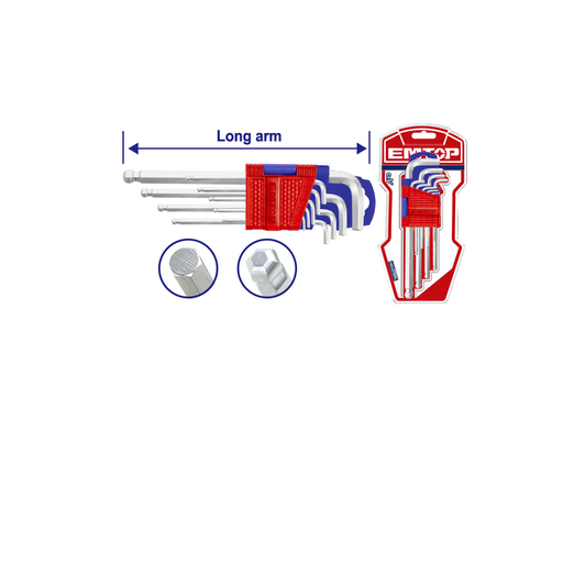 [EHKY2091] Kit Chave Torx LONGA 9PÇS