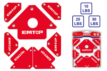 [EMWH7002] Kit Esquadro Magnético 7 pçs