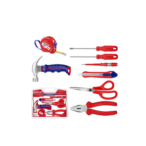 [EHTS01081] Kit de Ferramentas Manuais 8 peças