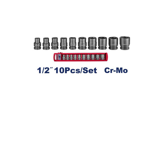 [EMSS12101] Kit Jogo de Soquete de Impacto 10 pçs