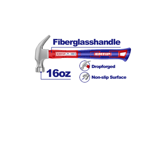 [EHAMCH1601] Martelo de Unha 16 oz Antiderrapante