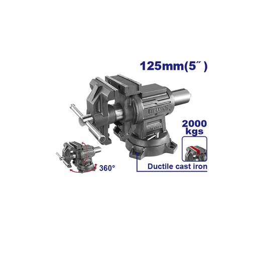 [EBVE0501] Torno Morsa 5" Giratória 2000Kg