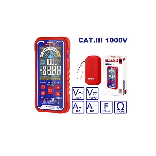 [EDMR175015] Multiteste Digital Touch 1000v