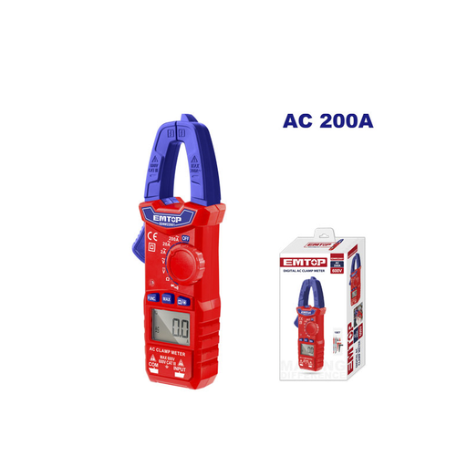 [EDMR22001] Pinça Amperimétrica 600V