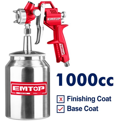 [EASG10001] Pistola de Pintura Copo Embaixo 1.5mm