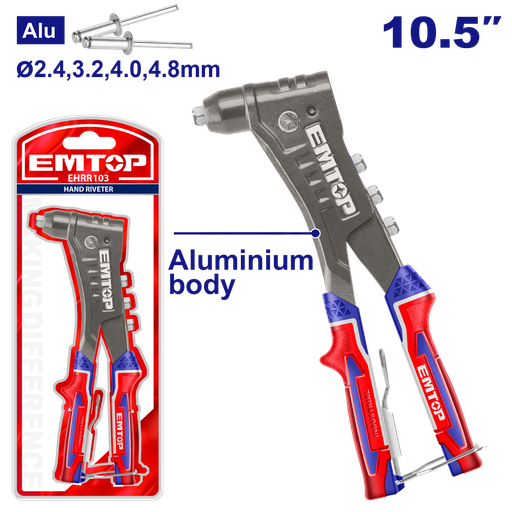 [EHRR103] Rebitadeira 10.5" aluminio industrial