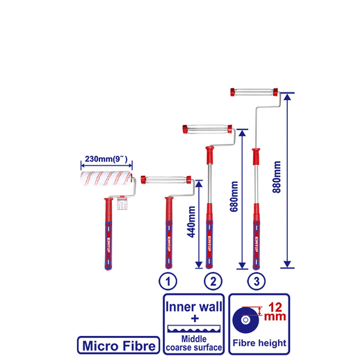 [ECBHT42302] Rolo para pintura 230mm