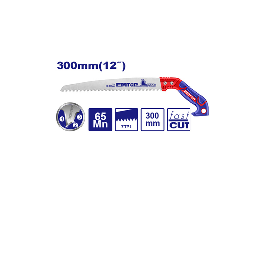 [EHASP3001] Serrote de Poda 12" Corte Rápido