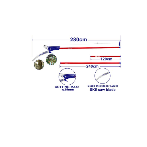[EPSR252804] Tesoura para Podar com Extensor 2.40cm