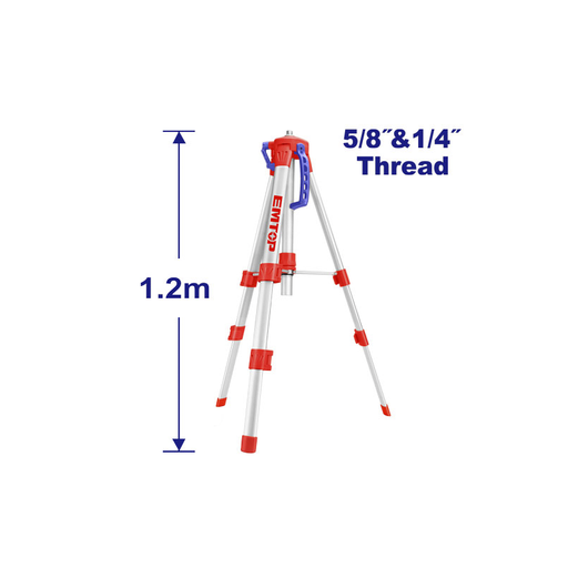 [ETPD12001] Tripé Para Nível Laser 1.2m