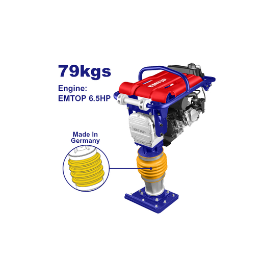 [ETRR657902] Compactador de Solo à Gasolina tipo Sapo de Percussão 6.5HP
