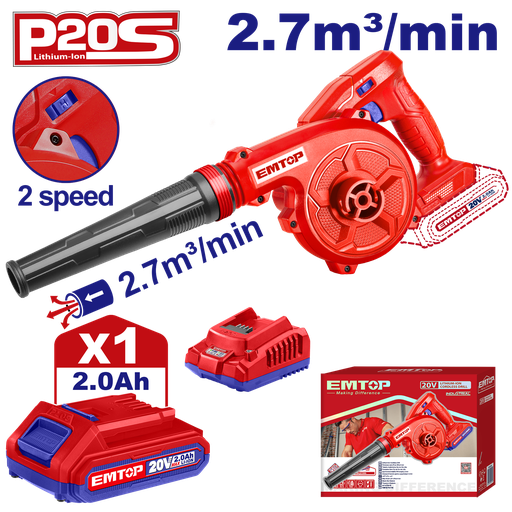 [ELAB200581] Soprador de Ar a Bateria 20V