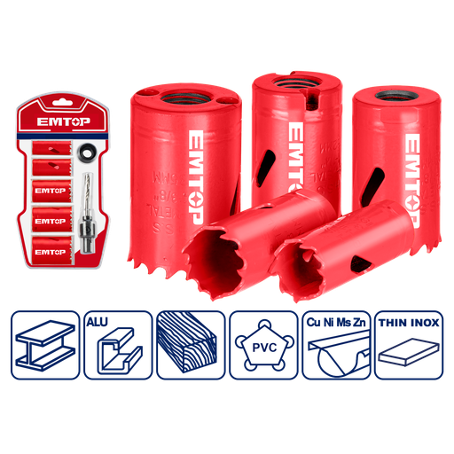 [EHSW0071] Kit Serra copo Bi-Metal 22- 38mm