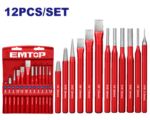 [EMCC8312] Kit de punção 12pcs