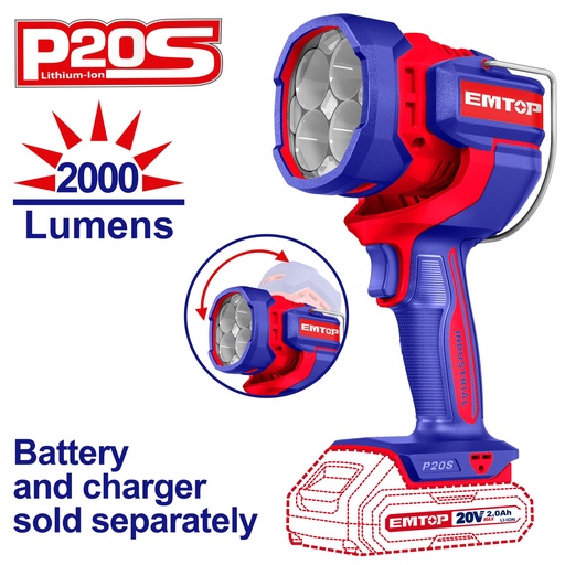 [ELWLI2088] Lanterna 20V - 22,5W Sem Bateria