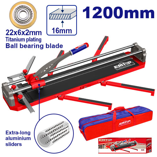 [ETCR1206] Cortador de Pisos Manual 1200mm - Corte até 16mm com Lâmina de Carboneto de Tungstênio