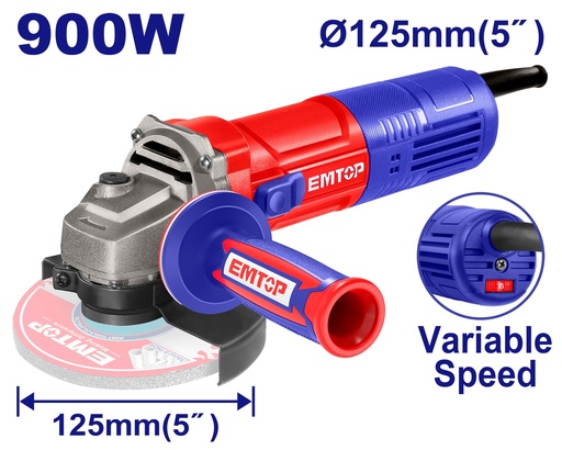 [ULAGRS09051] Lixadeira 125mm 900W - 220V