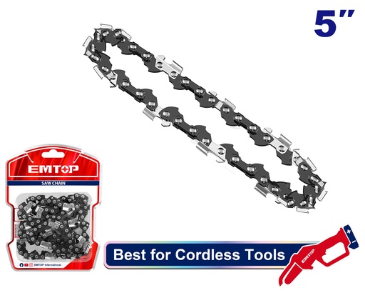 [ECCL5051] Corrente para Serra 1/4" - Compatível com Motosserras ELGA2058/ELGA20581