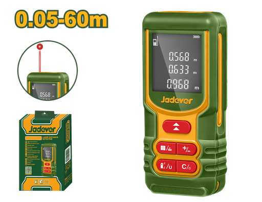 [JDDL1516] Detector a Laser de Distância 60m- Jadever- Precisão ±2,0 mm