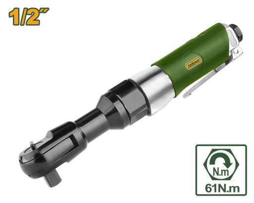 [JDAT3512] Chave de Catraca Jadever Pneumática 1/2" - Torque 61 Nm com Escape Dianteiro